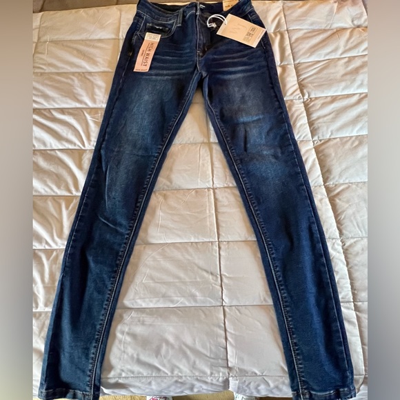 NWT Wax Jeans High waist skinny. Blue jeans junior size 3. Very stretchy. - Picture 3 of 8
